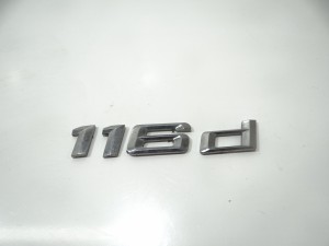 NAPIS EMBLEMAT BMW E81 E87 116d