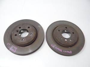 TARCZE HAMULCOWE PRAWY LEWY TYŁ BMW E46 LCI 306D2 KOMPLET